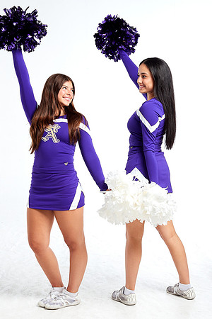 Academy of Our Lady of Peace Varsity Cheer Media Day