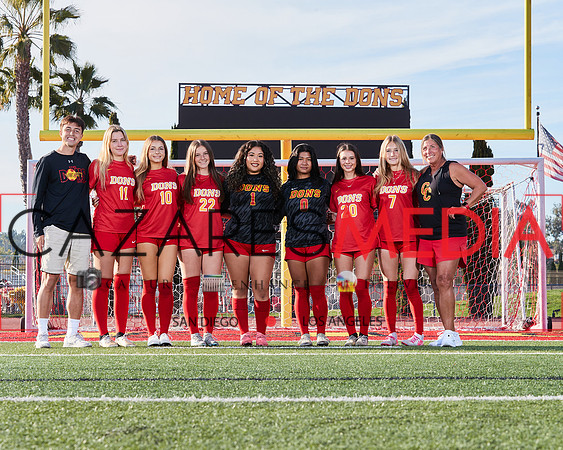 Cathedral Catholic Girls Varisty Soccer Team Media Day