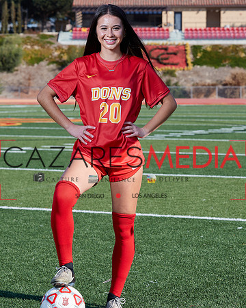 Cathedral Catholic Girls Varisty Soccer Team Media Day