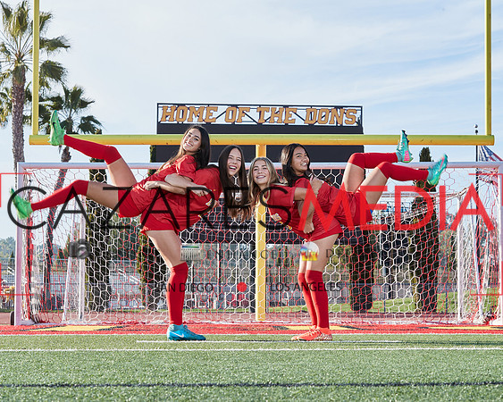 Cathedral Catholic Girls Varisty Soccer Team Media Day