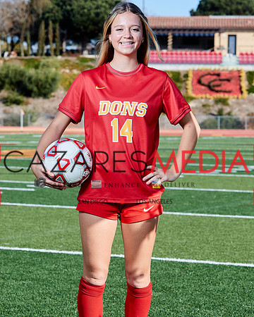 Cathedral Catholic Girls Varisty Soccer Team Media Day