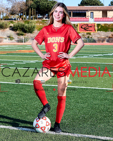 Cathedral Catholic Girls Varisty Soccer Team Media Day
