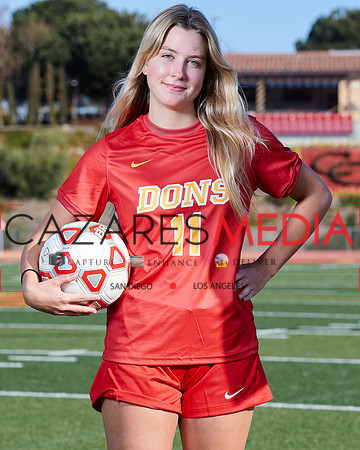 Cathedral Catholic Girls Varisty Soccer Team Media Day