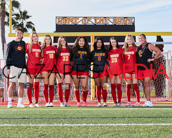 Cathedral Catholic Girls Varisty Soccer Team Media Day