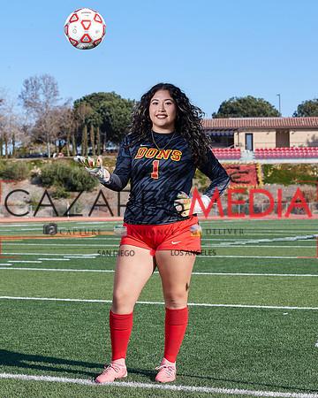 Cathedral Catholic Girls Varisty Soccer Team Media Day