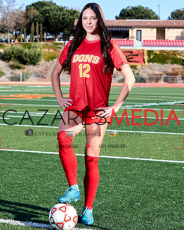 Cathedral Catholic Girls Varisty Soccer Team Media Day