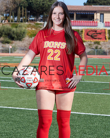 Cathedral Catholic Girls Varisty Soccer Team Media Day