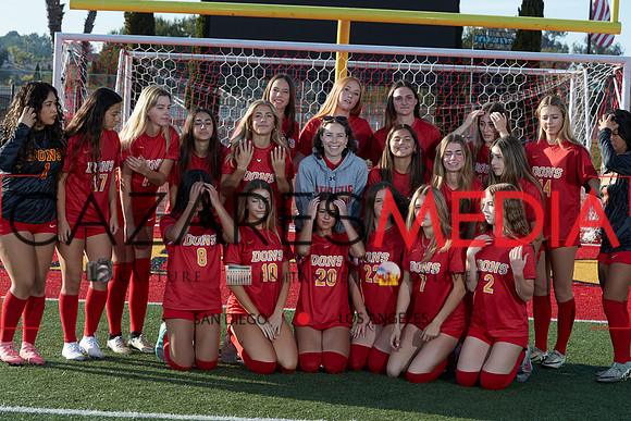 Cathedral Catholic Girls Varisty Soccer Team Media Day