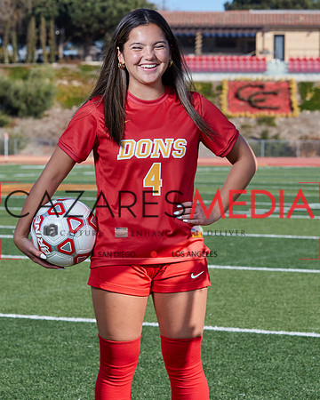 Cathedral Catholic Girls Varisty Soccer Team Media Day