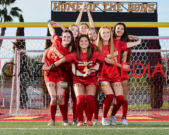 Cathedral Catholic Girls Varisty Soccer Team Media Day