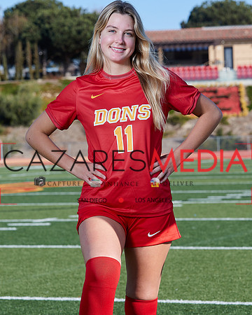 Cathedral Catholic Girls Varisty Soccer Team Media Day