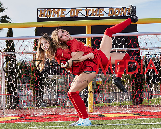 Cathedral Catholic Girls Varisty Soccer Team Media Day