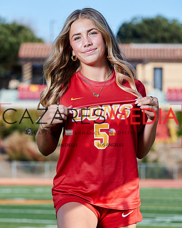 Cathedral Catholic Girls Varisty Soccer Team Media Day
