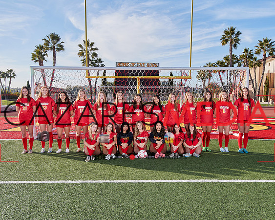 Cathedral Catholic Girls Varisty Soccer Team Media Day