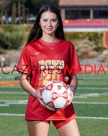 Cathedral Catholic Girls Varisty Soccer Team Media Day