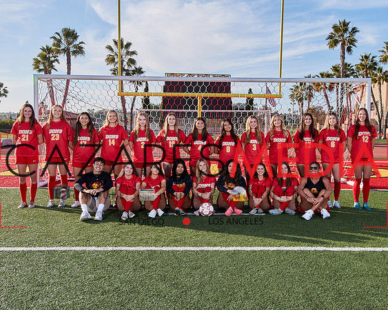 Cathedral Catholic Girls Varisty Soccer Team Media Day