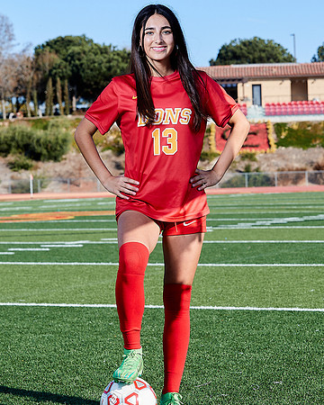 Cathedral Catholic Girls Varisty Soccer Team Media Day