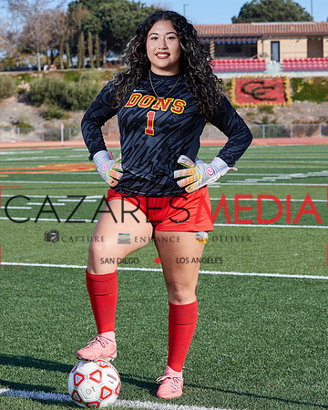 Cathedral Catholic Girls Varisty Soccer Team Media Day