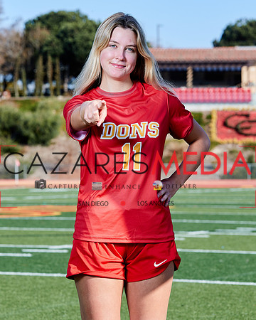 Cathedral Catholic Girls Varisty Soccer Team Media Day