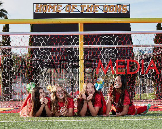 Cathedral Catholic Girls Varisty Soccer Team Media Day