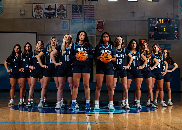 Academy of Our Lady of Peace Varsity Basketball Team Media Day