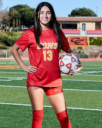 Cathedral Catholic Girls Varisty Soccer Team Media Day