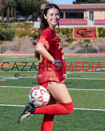 Cathedral Catholic Girls Varisty Soccer Team Media Day