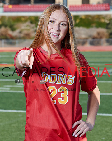 Cathedral Catholic Girls Varisty Soccer Team Media Day