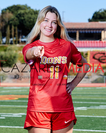 Cathedral Catholic Girls Varisty Soccer Team Media Day